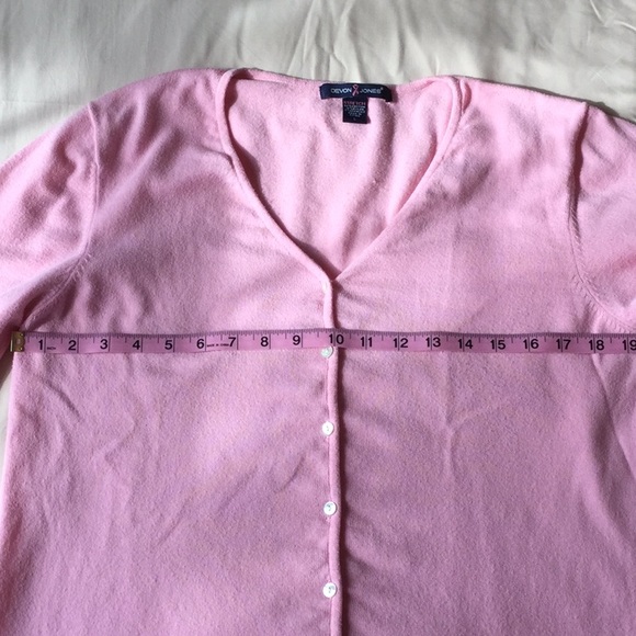 Pink Devon jones cardigan. - Picture 7 of 8